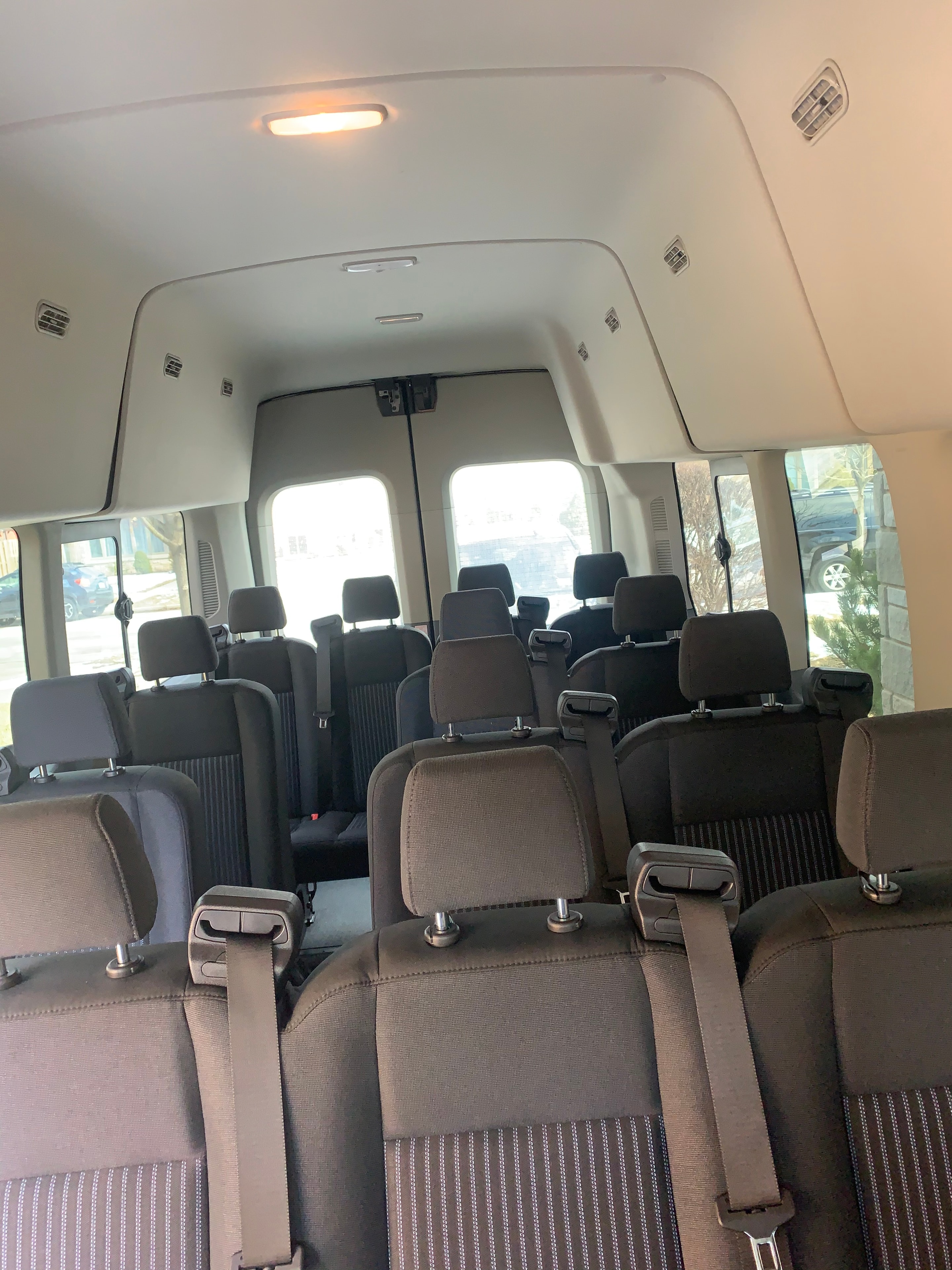 Sprinter van interior cabin second angle