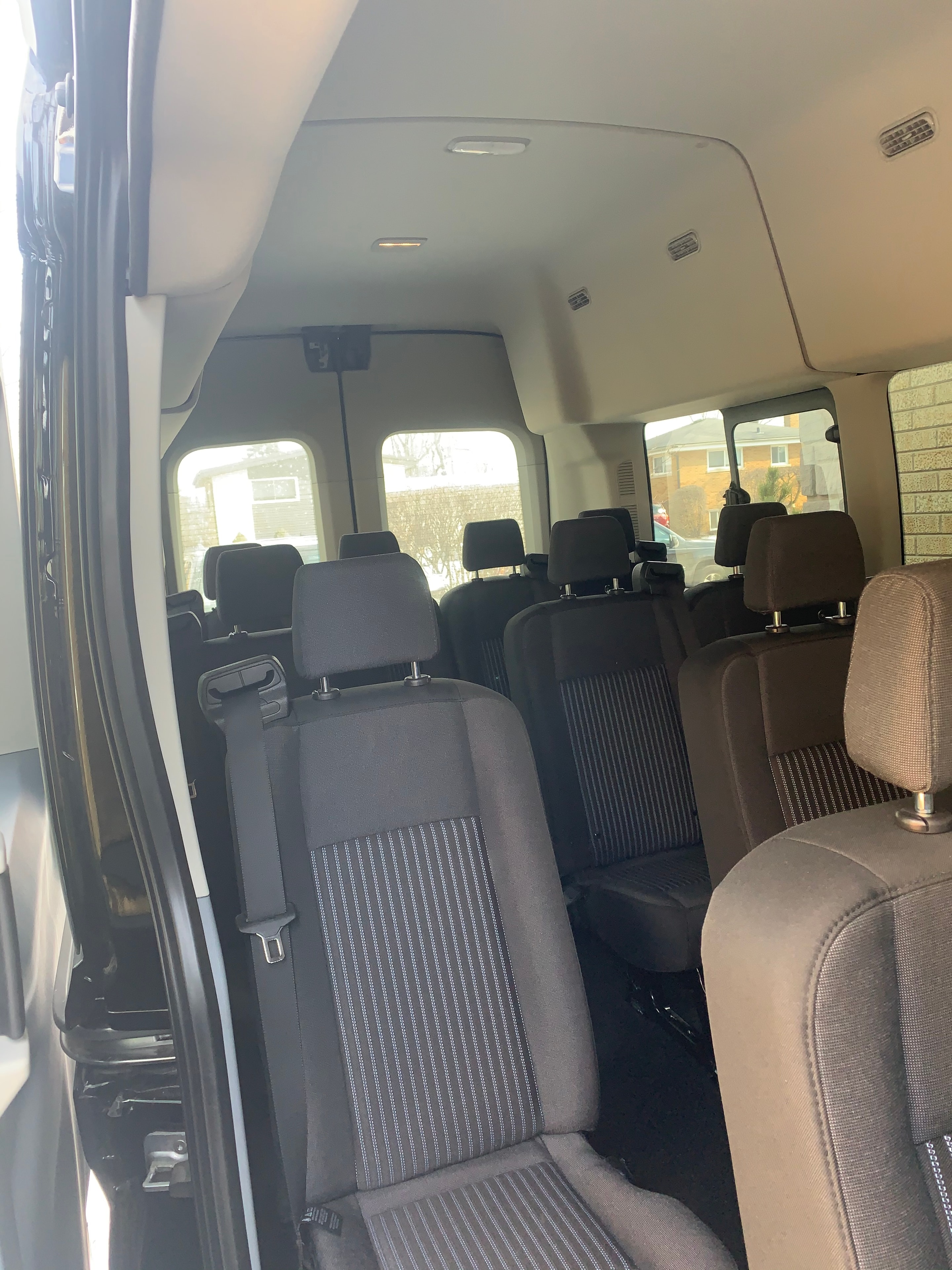 Sprinter van interior wide angle